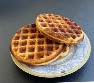 Waffle de Banana Lowcarb